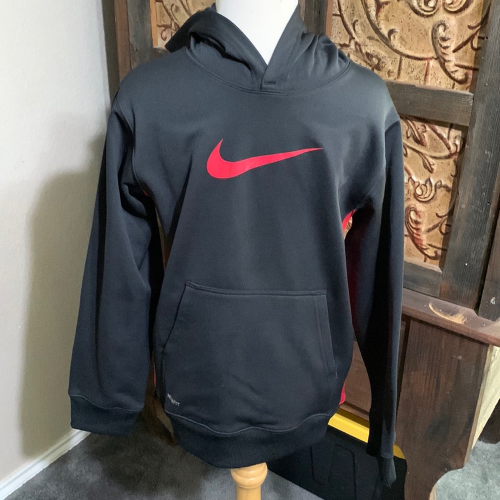 Nike Black Dri-Fit Hoodie...Size Boys Large